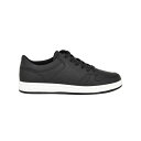 ゲス メンズ スニーカー シューズ Men 039 s Lensa Low Top Lace-Up Court Sneakers Black