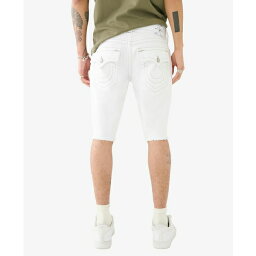 トゥルーレリジョン メンズ カジュアルパンツ ボトムス Men's Ricky Flap Fray Hem Short White