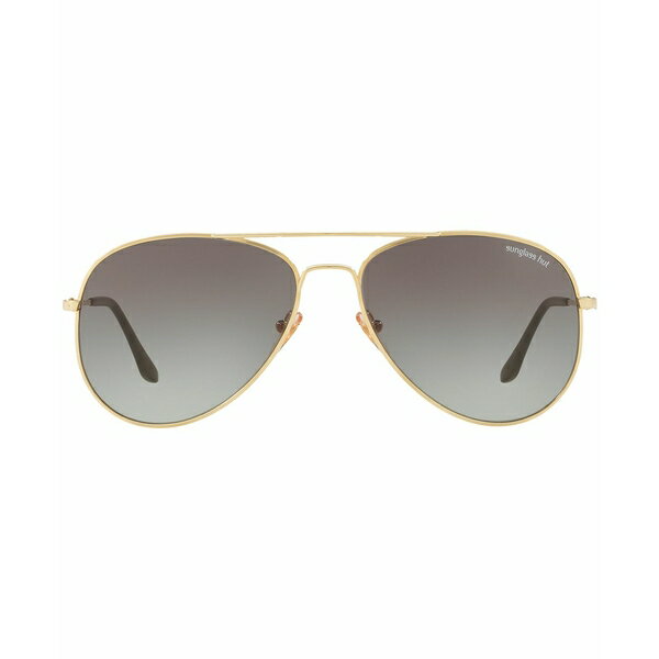 サングラス ハット コレクション メンズ サングラス・アイウェア アクセサリー Sunglasses, HU1001 59 GOLD/GREY GRADIENT