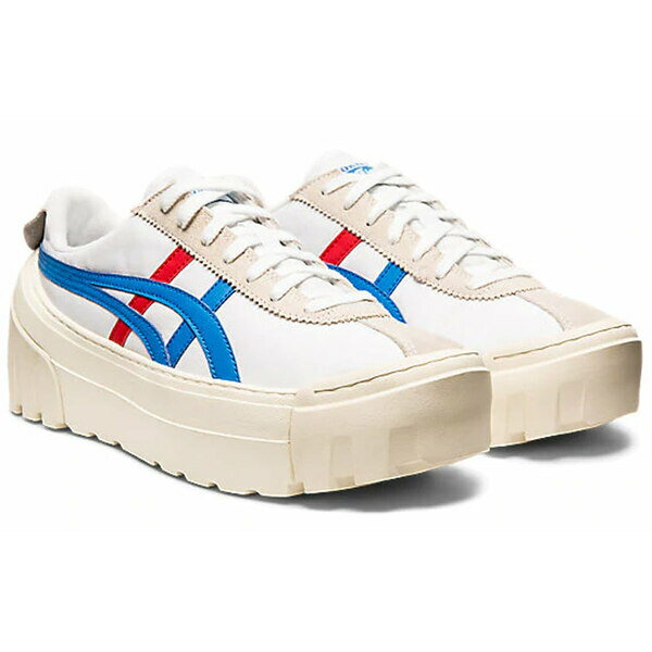 Onitsuka Tiger オニツカタイガー メンズ スニーカー 【Onitsuka Tiger Delegation Chunk 'Whtie Blue Red' 1183A585-105】 サイズ US_7.5(25.5cm)