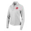 ̵ ƥ ǥ ѡåȥ  Atlanta Hawks Antigua Women's Action QuarterZip Pullover Sweatshirt Heather Gray