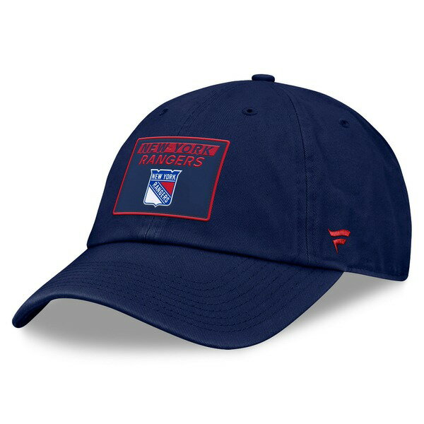 ファナティクス レディース 帽子 アクセサリー New York Rangers Fanatics Women's Authentic Pro Rink Adjustable Hat Navy
