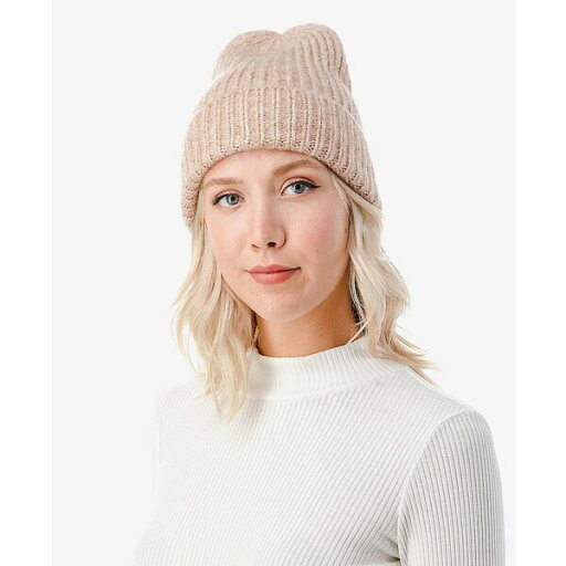 マーカスアドレール レディース 帽子 アクセサリー Women's Stretch Ribbed Knit Cuff Beanie Camel マーカスアドレール レディース 帽子 アクセサリー Women's Stretch Ribbed Knit Cuff Beanie Camel