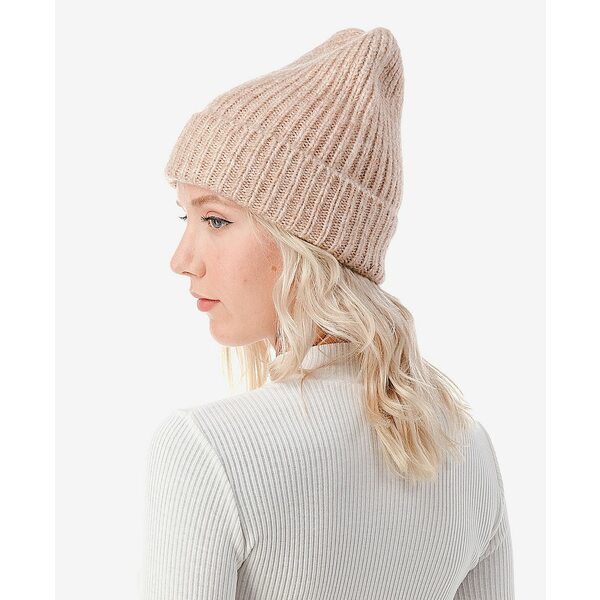 マーカスアドレール レディース 帽子 アクセサリー Women's Stretch Ribbed Knit Cuff Beanie Camel