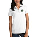 アンティグア レディース ポロシャツ トップス Portland Timbers Antigua Women 039 s Tribute Polo White