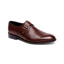 アンソニー ヴィア メンズ ドレスシューズ シューズ Men's Roosevelt Single Monk Strap Shoes Medium Brown