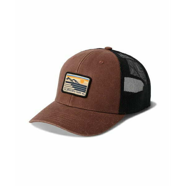 クイックシルバー メンズ 帽子 アクセサリー Men's Infinity Snapback Trucker Hat Chocolate brown