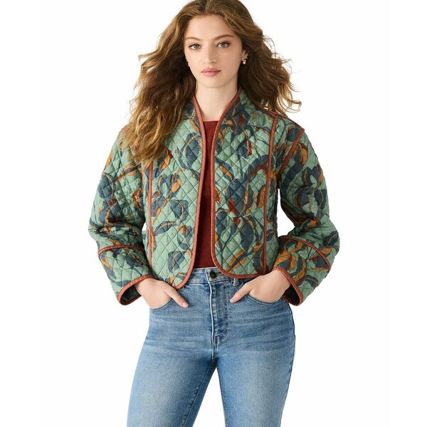 スティーブ マデン レディース ジャケット＆ブルゾン アウター Women's Dalynn Quilted Jacket Dark Sage