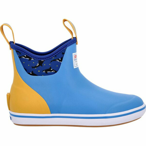エクストラタフ レディース ブーツ シューズ Women's Salmon Sisters 6 in Ankle Deck Boot Blue