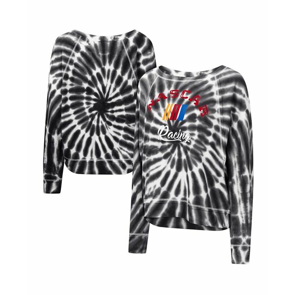 タッチ レディース カットソー トップス Women's Black NASCAR Punt Tri-Blend Long Sleeve T-shirt Bl..