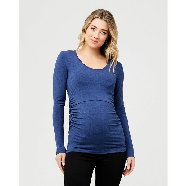 ライプ マタニティ レディース カットソー トップス Maternity New Organic Nursing Top Denim marle