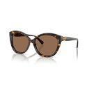 ラルフローレン レディース サングラス&アイウェア アクセサリー Women's Sunglasses RL8225U Dark Havana