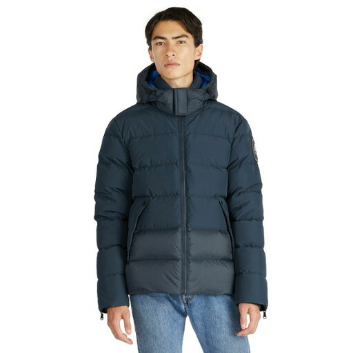 パジャール メンズ ジャケット&ブルゾン アウター Men's Valby Quilted Mixed Media Puffer Jacket Navy パジャール メンズ ジャケット&ブルゾン アウター Men's Valby Quilted Mixed Media Puffer Jacket Navy
