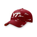 トップ・オブ・ザ・ワールド レディース 帽子 アクセサリー Women's Maroon Virginia Tech Hokies OHT Military-I...
