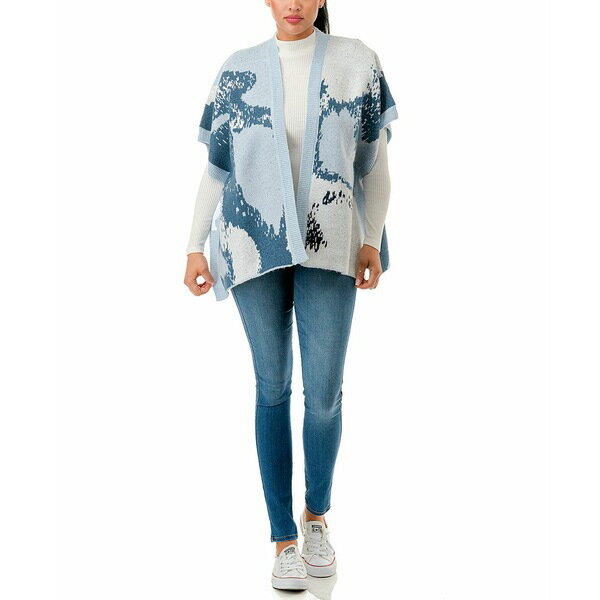 マーカスアドレール レディース マフラー・ストール・スカーフ アクセサリー Abstract Print Knit Topper Scarf Tan