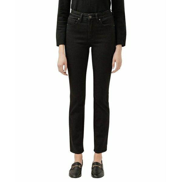 シルバージーンズ レディース デニムパンツ ボトムス Women's Avery High Rise Curvy Fit Straight Jeans Black