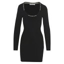 アレキサンダーワン レディース ワンピース トップス Logo Dress Black