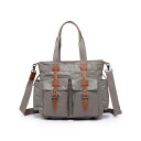 TSDブランド レディース トートバッグ バッグ Urban Light Coated Canvas Tote Bag Gray