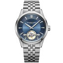 レイモンドウェイル メンズ 腕時計 アクセサリー Men's Swiss Automatic Freelancer Stainless Steel Bracelet Watch 43mm Blue(2)