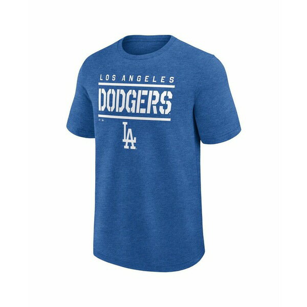 ファナティクス メンズ シャツ トップス Men's Heather Royal Los Angeles Dodgers Top Notch T-Shirt Heather Royal
