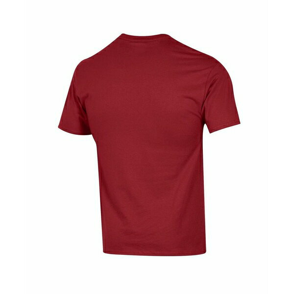 チャンピオン メンズ シャツ トップス Men'sCrimson Indiana Hoosiers Arch Over Logo T-Shirt Crimson