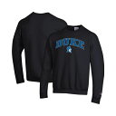 チャンピオン メンズ パーカー・スウェットシャツ アウター Men's Black Duke Blue Devils Arch Over Logo Pullover Sweatshirt Black(4)