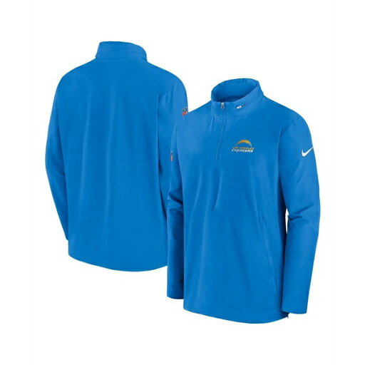 ナイキ メンズ ジャケット&ブルゾン アウター Men's Powder Blue Los Angeles Chargers Sideline Coach Half-Zip Jacket Powder Blue ナイキ メンズ ジャケット&ブルゾン アウター Men's Powder Blue Los Angeles Chargers Sideline Coach Half-Zip Jacket Powder Blue