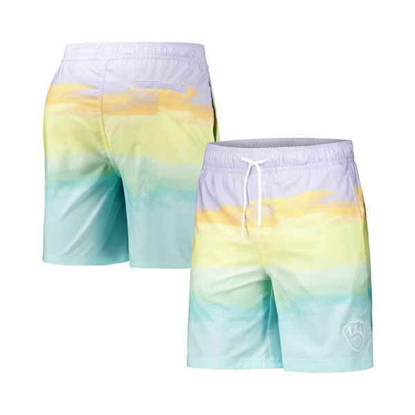 楽天astyカールバンクス メンズ カジュアルパンツ ボトムス Men's Milwaukee Brewers Perfect Game Volley Board Shorts Multi