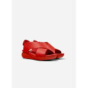 カンペール レディース サンダル シューズ Balloon Leather Sandals Red