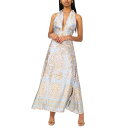 パーカー レディース ワンピース トップス Women's The Nia Printed V-Neck Maxi Dress Robins Egg