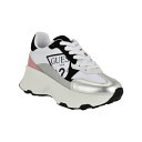 ゲス レディース スニーカー シューズ Women's Calebb Chunky Platform Fashion Sneakers Silver/White...