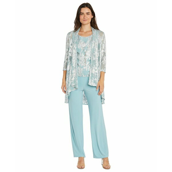 륢ɥ㡼 ǥ åȥ ȥåץ Women's 3-Pc. Metallic Jacquard Jacket,...