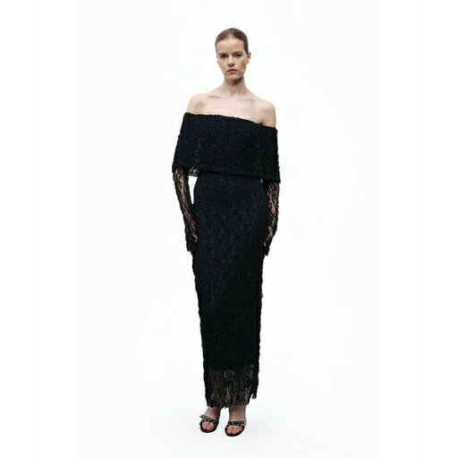 ノクチューン レディース ワンピース トップス Women's Off-The Shoulder Lace Maxi Dress Black ノクチューン レディース ワンピース トップス Women's Off-The Shoulder Lace Maxi Dress Black
