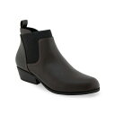 エアロソールズ レディース ブーツ シューズ Women's Caddie Ankle Booties Java Grainy Faux Leather - P...
