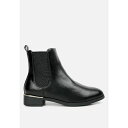 ロンンドンラグ レディース ブーツ シューズ Yacht Winter Basic Ankle Boots Black