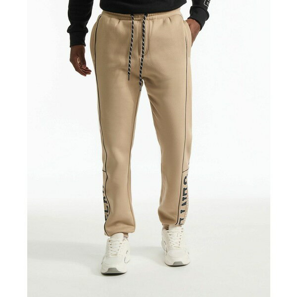 エコー メンズ カジュアルパンツ ボトムス Men's Fence Line Knit Jogger Taupe