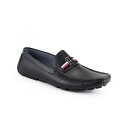 トミー ヒルフィガー メンズ ドレスシューズ シューズ Men's Atino Slip On Driver Shoes Black