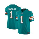 ナイキ メンズ シャツ トップス Men's Tua Tagovailoa Aqua Miami Dolphins Alternate Vapor F.U.S.E. Limited Jersey Aqua