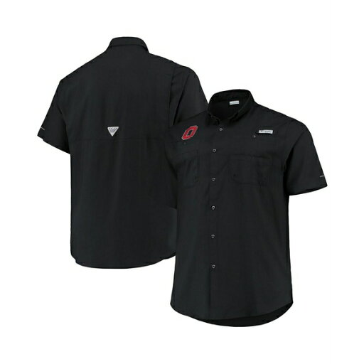 コロンビア メンズ シャツ トップス Men's Black Ohio State Buckeyes Big and Tall Tamiami Omni-Shade Button-Down Shirt Black コロンビア メンズ シャツ トップス Men's Black Ohio State Buckeyes Big and Tall Tamiami Omni-Shade Button-Down Shirt Black
