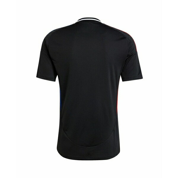 アディダス メンズ シャツ トップス Men's Black Olympique Lyonnais 2024/25 Away Replica Jersey Black