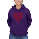 エルエーポップアート レディース パーカー・スウェットシャツ アウター Women's Word Art Crazy Little Thing Called L...