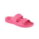 トーツ レディース サンダル シューズ Women's Double Buckle Adjustable Slide with Everywear Azalea(4)