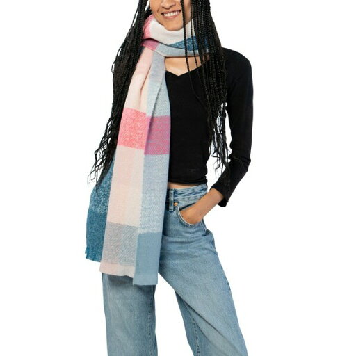 マーカスアドレール レディース マフラー・ストール・スカーフ アクセサリー Plaid Scarf Pink マーカスアドレール レディース マフラー・ストール・スカーフ アクセサリー Plaid Scarf Pink
