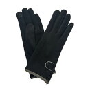 マーカスアドレール レディース 手袋 アクセサリー Women's Button Ultra Cozy Jersey Touchscreen Glove Bla...