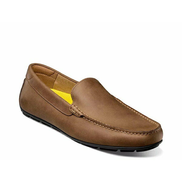 フローシャイム メンズ スリッポン・ローファー シューズ Motor Venetian Driving Loafer Dark Brown
