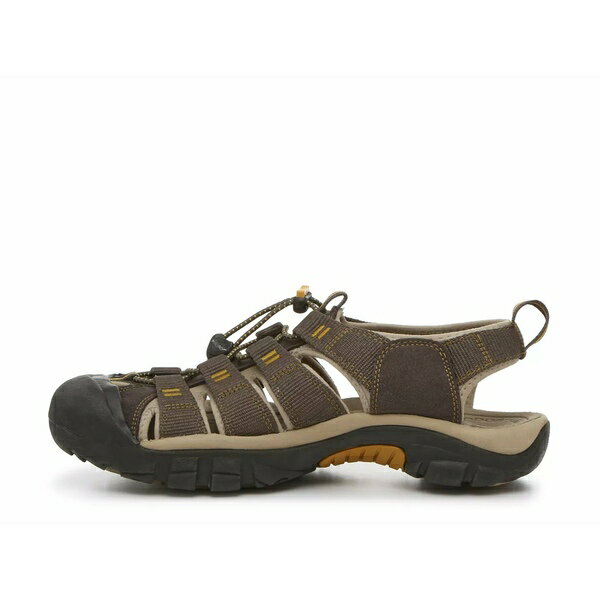 キーン メンズ サンダル シューズ Newport H2 Fisherman Sandal Java Brown/Golden Yellow