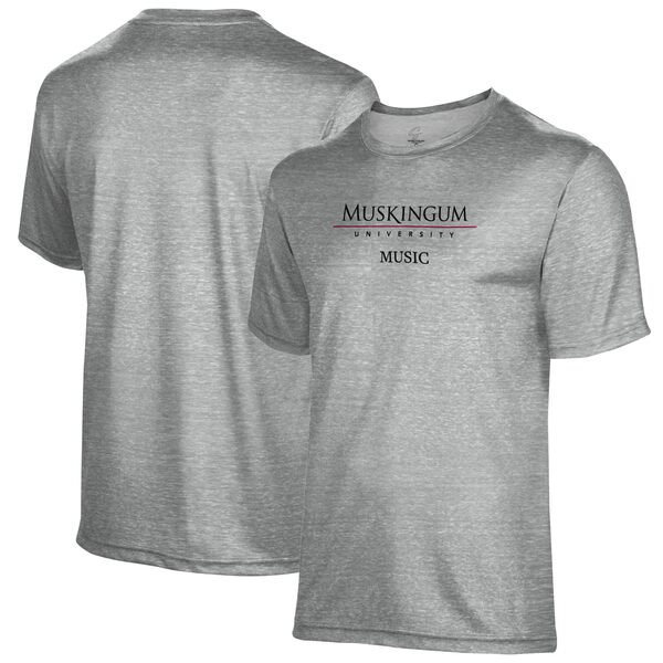 楽天astyプロスフィア メンズ Tシャツ トップス Muskingum Muskies Music Name Drop TShirt Gray