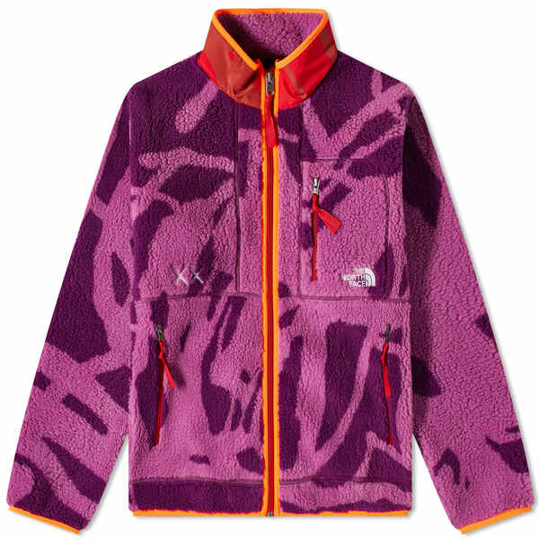 ノースフェイス メンズ ジャケット＆ブルゾン アウター The North Face XX KAWS Freeride Fleece Jacket Purple