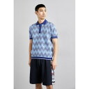 ミッソーニ メンズ Tシャツ トップス SHORT SLEEVE - Polo shirt - blue tones