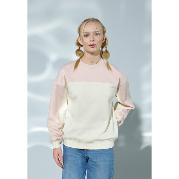 ֥   ǥ ѡåȥ  Sweatshirt - off-white /l ight pink